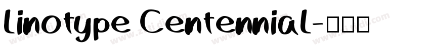 linotype Centennial字体转换